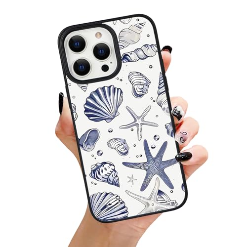 Uioeua Magnetische Schutzhülle für iPhone 13 Pro Max, niedliche Küstenstrände, Sommer, blaue Muschel, Ästhetik, kompatibel mit Magsafe, für Damen und Mädchen, Silikon, stoßfest, für iPhone 13 Pro Max Uioeua Magnetische Schutzhülle für iPhone 13 Pro Max, niedliche Küstenstrände, Sommer, blaue Muschel, Ästhetik, kompatibel mit Magsafe, für Damen und Mädchen, Silikon, stoßfest, für iPhone 13 Pro Max von Uioeua