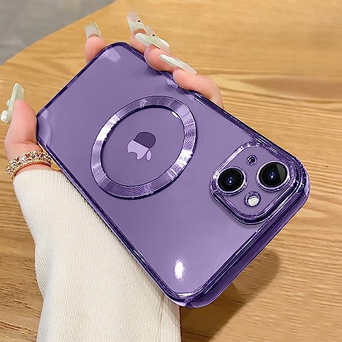 Uioeua Magnetische transparente Schutzhülle für iPhone 13 Mini, luxuriös, glitzernd, transparent, stoßfest, MagSafe-Hülle mit vollständigem Kameralinsenschutz, für iPhone 13 Mini, Damen, Mädchen, Uioeua Magnetische transparente Schutzhülle für iPhone 13 Mini, luxuriös, glitzernd, transparent, stoßfest, MagSafe-Hülle mit vollständigem Kameralinsenschutz, für iPhone 13 Mini, Damen, Mädchen, von Uioeua