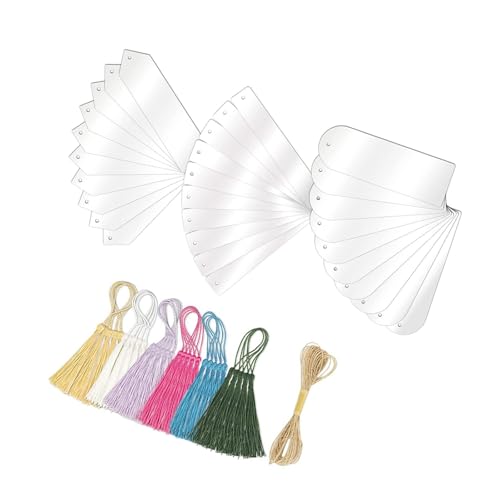 1 Set/Set Acryl Lesezeichen mit Bunte Quasten Rohlinge Lesezeichen Papier Lesezeichen Ästhetische Lesezeichen zum Lesen 1 Set/Set Acryl Lesezeichen mit Bunte Quasten Rohlinge Lesezeichen Papier Lesezeichen Ästhetische Lesezeichen zum Lesen von Uitndvyte