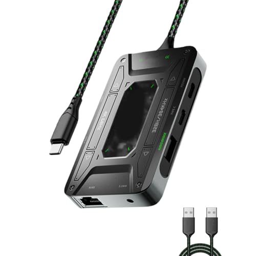 7 Port Adapter 5Gbps für DS7 USB C Kopfhörer Geräte 1000Mbps PD100W Multifunktion für Büro und Zuhause 7 Port Adapter 5Gbps für DS7 USB C Kopfhörer Geräte 1000Mbps PD100W Multifunktion für Büro und Zuhause von Uitndvyte