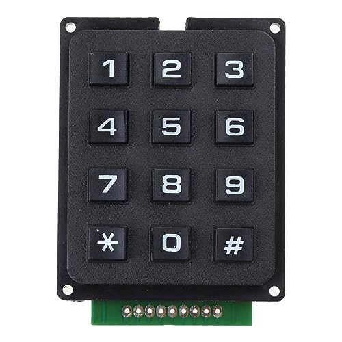 Matrix Array 12-Tasten-Tasten-Tasten-Tastaturmodul, elektronisches 12-Tasten-Tastenfeld von Uitndvyte