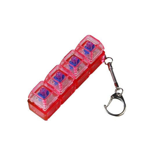 Switch Tester Sampler Sampler Mechanische Tastatur Testwerkzeug Schalter LED-Licht Schlüsselanhänger Spielzeug von Uitndvyte