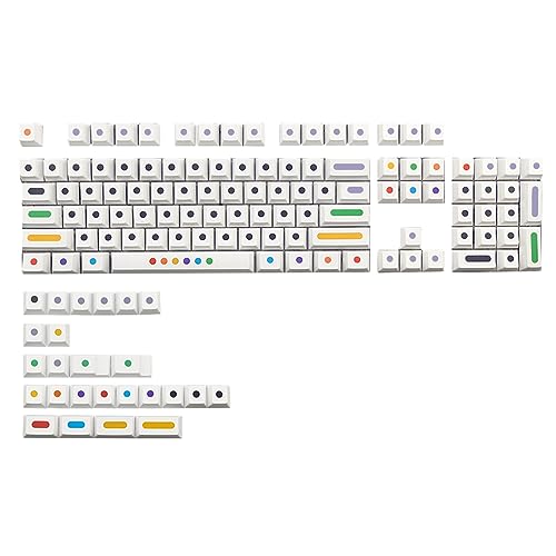 Tastenkappen Set 128 Tasten Cherry Point PBT Profil Sublimation Tastenkappen Set für mechanische MX Switch Tastatur von Uitndvyte