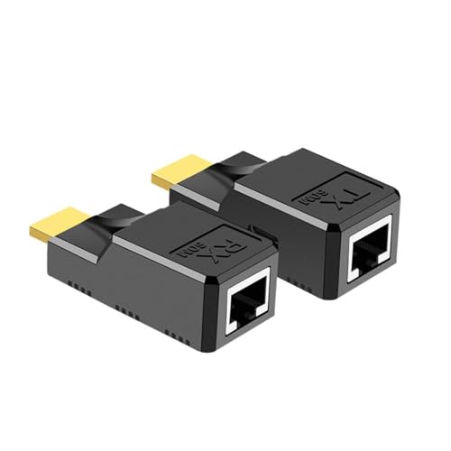 Uitndvyte Kompakt HDTV RJ45 Extender Für Die Löschsignale Erweiterung Von Bis Zu 60 M Extender Mit Einfachen Steckern Und Spieleinstallation von Uitndvyte