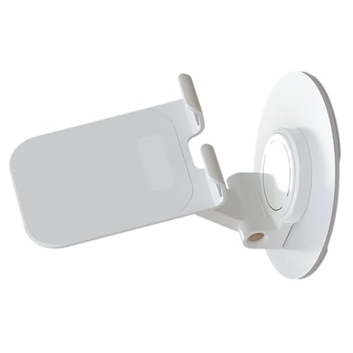 Uitndvyte Tabletop Phone Tablet Stand 360 Grad drehbare Handy-Wiegen Schreibtischhalterung Faltbarer Ständer für Video Live von Uitndvyte