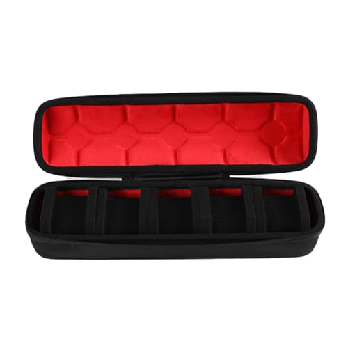 Uitndvyte Tragbare 5 Slot Watch Aufbewahrungstasche wasserdichte Fahrtbeutel Mit Weichem Futter Für Smartwatch Armbandwatch Box von Uitndvyte