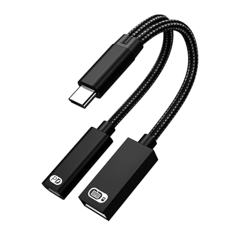 Uitndvyte Typ C auf USB-A-Buchse und Ladekabel, 60 W, Schnellladeadapter, Aluminium-Ladeadapter für Handy und Tablet Uitndvyte Typ C auf USB-A-Buchse und Ladekabel, 60 W, Schnellladeadapter, Aluminium-Ladeadapter für Handy und Tablet von Uitndvyte