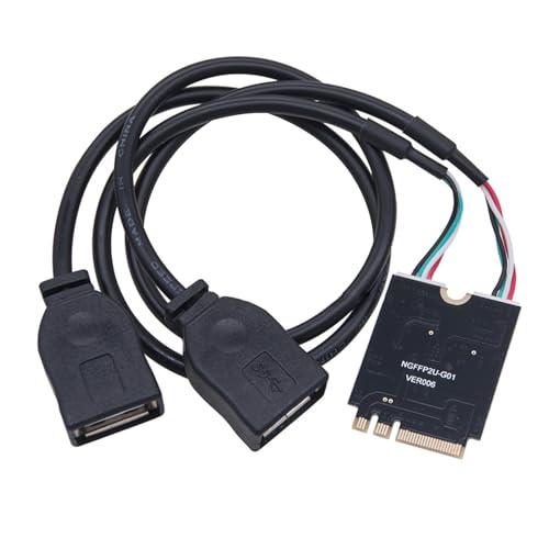 Uitndvyte USB Karte Schlüssel A Auf Doppel Port USB 2.0-Schnittstellen Erweiterungskarten Kabel Adapter Bequem Zu Verwenden von Uitndvyte