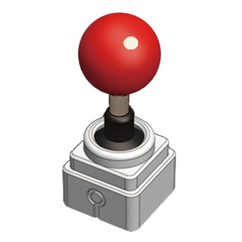 Vintage-Joystick-Tastenkappe, Retro-Tastenkappe für mechanische Gaming-Tastaturen, mehrere Farben, 1 Stück von Uitndvyte