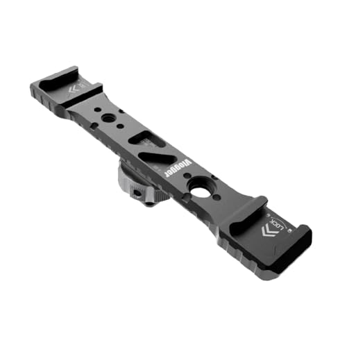 Ujjdwiurgh 1 STK. Duale Hot Shoe Montageverlängerungshalterung Adapter Schwarz Aus Aluminiumlegierung Kaltschuh DSLR Kamera Vlog-Licht-Halter Monitorständer Ujjdwiurgh 1 STK. Duale Hot Shoe Montageverlängerungshalterung Adapter Schwarz Aus Aluminiumlegierung Kaltschuh DSLR Kamera Vlog-Licht-Halter Monitorständer von Ujjdwiurgh