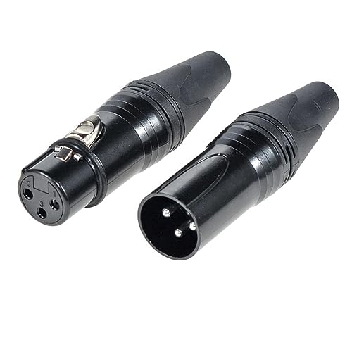 Ujjdwiurgh 15 Paar XLR-3-Pin-Mikrofon-Audiokabel, Steckverbinder, Einfache Installation Ujjdwiurgh 15 Paar XLR-3-Pin-Mikrofon-Audiokabel, Steckverbinder, Einfache Installation von Ujjdwiurgh