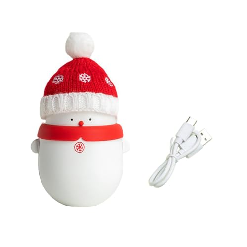 Ujjdwiurgh 2-In-1 Elektrischer Handheizer, USB-Aufladung, Schneemann, Selbsterwärmende Handwärme, Einstellbare Temperatur, Wiederverwendbar, Langlebig Ujjdwiurgh 2-In-1 Elektrischer Handheizer, USB-Aufladung, Schneemann, Selbsterwärmende Handwärme, Einstellbare Temperatur, Wiederverwendbar, Langlebig von Ujjdwiurgh