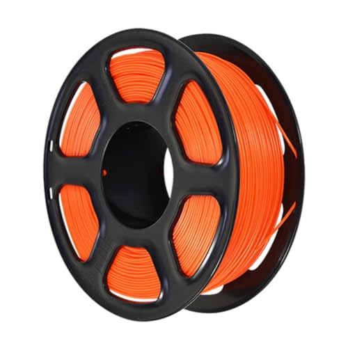 Ujjdwiurgh 3D-Drucker-Filament, PETG-Filament, 1,75 mm Filament für 3D-Drucker, 1 Kg Spule, PETG, Orange Ujjdwiurgh 3D-Drucker-Filament, PETG-Filament, 1,75 mm Filament für 3D-Drucker, 1 Kg Spule, PETG, Orange von Ujjdwiurgh