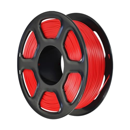 Ujjdwiurgh 3D-Drucker-Filament, PETG-Filament, 1,75 mm Filament für 3D-Drucker, 1 Kg Spule, PETG, Rot Ujjdwiurgh 3D-Drucker-Filament, PETG-Filament, 1,75 mm Filament für 3D-Drucker, 1 Kg Spule, PETG, Rot von Ujjdwiurgh