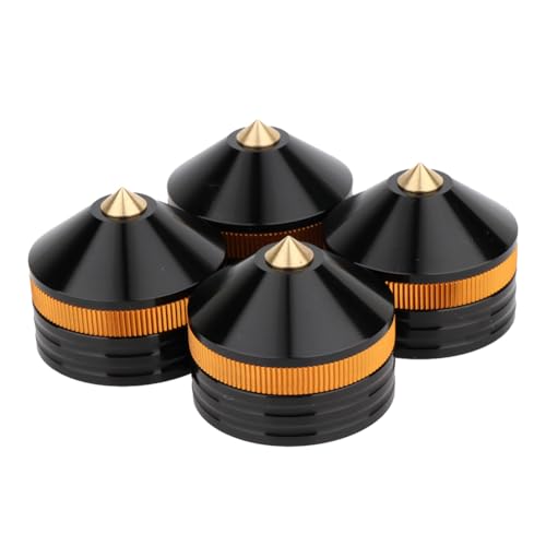 Ujjdwiurgh 4 Stück Metallspikes Kegelbodenfußnagel für Lautsprecherschuhe Spike Shock Schwarz Ujjdwiurgh 4 Stück Metallspikes Kegelbodenfußnagel für Lautsprecherschuhe Spike Shock Schwarz von Ujjdwiurgh