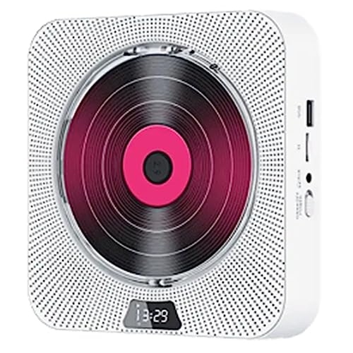 Ujjdwiurgh CD-Player, Wandmontage, FM-Radio, Bluetooth, USB-Disk, Tragbarer Tragbarer Musik-Player, Fernbedienung, Stereo-Lautsprecher, Einfach zu Bedienen, EU-Stecker Ujjdwiurgh CD-Player, Wandmontage, FM-Radio, Bluetooth, USB-Disk, Tragbarer Tragbarer Musik-Player, Fernbedienung, Stereo-Lautsprecher, Einfach zu Bedienen, EU-Stecker von Ujjdwiurgh