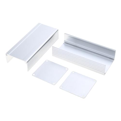 Ukbzxcmws Aluminium Für Gehäuse Elektronisches Projekt PCB Instrumentenkasten Metallgehäuse Schalttafelkästen 100 X 46 X 46 Mm Elektronisches Projektgehäuse Aluminium von Ukbzxcmws