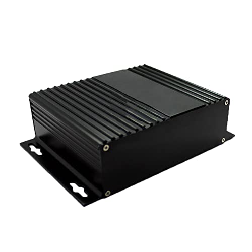 Ukbzxcmws Aluminium Instrumentenbox Gehäuse Elektronisches Projekt Für Gehäuse Rechteckig Für Gehäuse Kühlkörper 100 X 147 X 41 Mm Schwarze Instrumentengehäuse Aufbewahrung von Ukbzxcmws