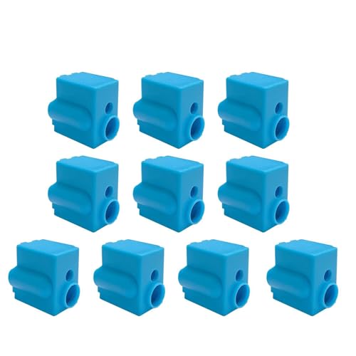 Ukbzxcmws Komplette 3D Drucker Heizblock Silikonsocken Hotend Silikonhülle Optimieren Die Druckeffizienz Verlängern Die Nutzungszeit 10 Stück Aus Gehärtetem Stahl von Ukbzxcmws