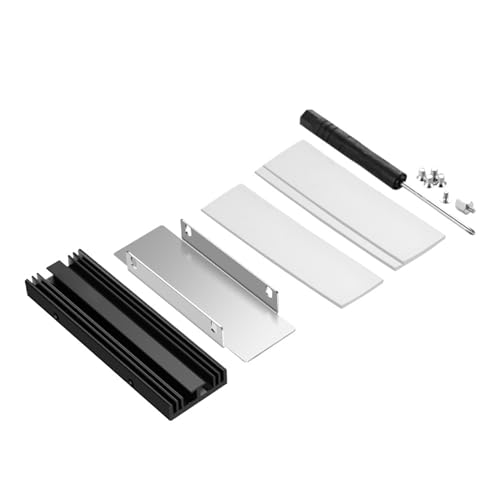 Ukbzxcmws M.2 Solid Disk Kühlkörper M.2 2280 Festplatten Kühlpad Vollaluminium PCIe Solid Disk Kühler Kühlkörper Aluminium Kühlkörper von Ukbzxcmws