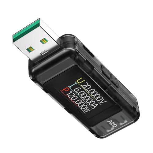 Ukbzxcmws USB Tester Messgerät Spannungen Stromtester Spannungen Strom Voltmeter 8 A 120 W Schnellladestrom Detektor Für Mobiltelefone von Ukbzxcmws