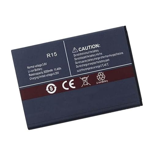 Ukkipower R15 Ersatz 3.8V 3000mAh Akku Kompatibel mit Cubot R15 Smartphone von Ukkipower