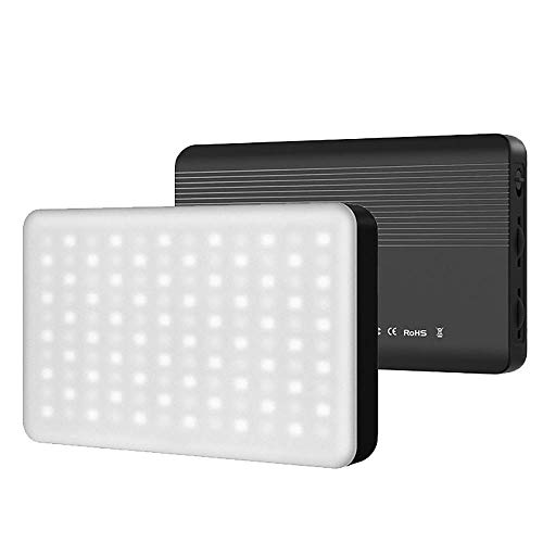ULANZI VIJIM VL120 LED-Lampe, zweifarbig, für Smartphone und Kamera, mit Einstellbarer Farbtemperatur, 3200 K-6500 K, Diffusor und Akku 3100 mAh von ULANZI