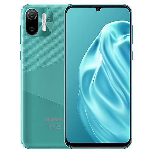 Ulefone 3G Smartphone ohne Vertrag, Note 6, 8,5mm Ultra Dünn DUAL-SIM-Handy, 6,1'' HD+ Bildschirm, 3-Karten Slot Design, Android 11 Go, 1GB + 32GB, 2MP+5MP Kamera, Gesichts Entsperrung GPS Grün Ulefone 3G Smartphone ohne Vertrag, Note 6, 8,5mm Ultra Dünn DUAL-SIM-Handy, 6,1'' HD+ Bildschirm, 3-Karten Slot Design, Android 11 Go, 1GB + 32GB, 2MP+5MP Kamera, Gesichts Entsperrung GPS Grün von Ulefone