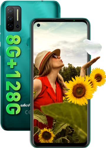Ulefone Android 11 Smartphone ohne Vertrag, Note 11P 4G Handy, Helio P60 Octa-Core 8GB+128GB, Dual-SIM + Dedizierte 2TB SD-Erweiterung, 48MP Quad-Kamera,6,55’’ HD+ Bildschirm, Fingerabdruck Grün Ulefone Android 11 Smartphone ohne Vertrag, Note 11P 4G Handy, Helio P60 Octa-Core 8GB+128GB, Dual-SIM + Dedizierte 2TB SD-Erweiterung, 48MP Quad-Kamera,6,55’’ HD+ Bildschirm, Fingerabdruck Grün von Ulefone