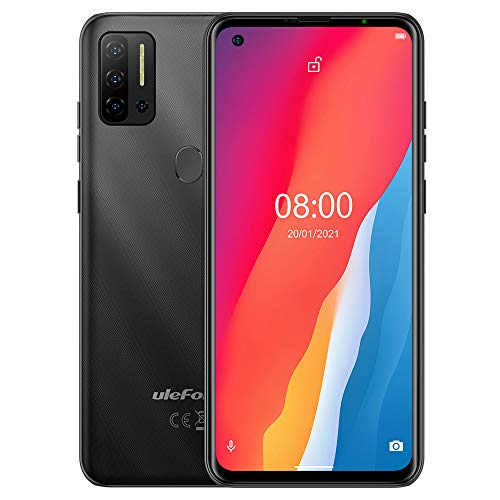 Ulefone Android 11 Smartphone ohne Vertrag, Note 11P 4G Handy, Helio P60 Octa-Core 8GB+128GB, Dual-SIM + Dedizierte 2TB SD-Erweiterung, 48MP Quad-Kamera,6,55’’ HD+ Bildschirm, Fingerabdruck Schwarz von Ulefone