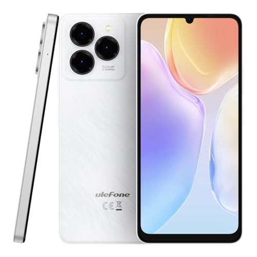 Ulefone Android 14 Handy ohne Vertrag Note 20 PRO, 6,75'' HD+ Großbildschirm, 8GB RAM + 128GB ROM, 50MP+8MP+2MP, DUAL-SIM Smartphone, 6000mAh Akku, Fingerabdruck + Gesichtserkennung, GPS, Weiß Ulefone Android 14 Handy ohne Vertrag Note 20 PRO, 6,75'' HD+ Großbildschirm, 8GB RAM + 128GB ROM, 50MP+8MP+2MP, DUAL-SIM Smartphone, 6000mAh Akku, Fingerabdruck + Gesichtserkennung, GPS, Weiß von Ulefone