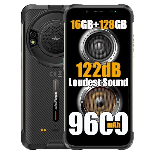 Ulefone Power Armor 16S Outdoor Handy ohne Vertrag, Android 13 16GB+128GB+2TB Outdoor Smartphone ohne Vertrag, 3,5W Lautsprecher, 9600mAh, 50MP, 5.93"FHD+, IP68 Handy, Dual 4G LTE NFC GPS OTG, Schwarz Ulefone Power Armor 16S Outdoor Handy ohne Vertrag, Android 13 16GB+128GB+2TB Outdoor Smartphone ohne Vertrag, 3,5W Lautsprecher, 9600mAh, 50MP, 5.93"FHD+, IP68 Handy, Dual 4G LTE NFC GPS OTG, Schwarz von Ulefone