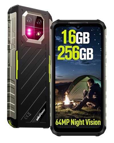 Ulefone Armor 22 Outdoor Handy Android 14, 16GB+256GB mit 6600mAh/33W, IP68K Wasserdicht & Sturzfest Smartphone Ohne Vertrag, 6.58” FHD+ 120Hz mit 64MP Kamera 4G Dual SIM Rugged Phone NFC/GPS/OTG/Grün Ulefone Armor 22 Outdoor Handy Android 14, 16GB+256GB mit 6600mAh/33W, IP68K Wasserdicht & Sturzfest Smartphone Ohne Vertrag, 6.58” FHD+ 120Hz mit 64MP Kamera 4G Dual SIM Rugged Phone NFC/GPS/OTG/Grün von Ulefone