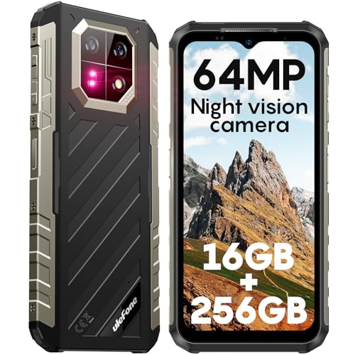Ulefone Armor 22 Outdoor Handy Android 14 16GB+256GB/512GB SD, Octa Core 64MP+64MP Nachtsicht 6.58” FHD+ 120Hz 6600mAh IP68 Robustes Smartphone ohne vertrag 4G Dual SIM Fingerabdruck ID NFC - Schwarz Ulefone Armor 22 Outdoor Handy Android 14 16GB+256GB/512GB SD, Octa Core 64MP+64MP Nachtsicht 6.58” FHD+ 120Hz 6600mAh IP68 Robustes Smartphone ohne vertrag 4G Dual SIM Fingerabdruck ID NFC - Schwarz von Ulefone