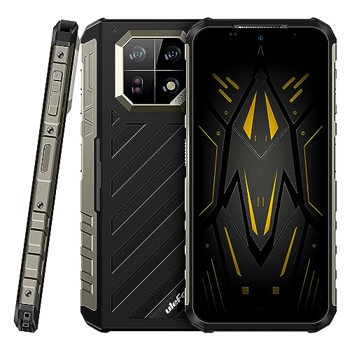 Ulefone Armor 22 Outdoor Smartphone Ohne Vertrag, 64MP+64MP Doppel-Hauptkamera(Nachtsicht), 16GB+128GB, 6.58" FHD+120Hz, IP68 IP69K Stoßsicher Wasserdicht Android 13 Handy, 3-Karten-Slot, NFC Schwarz von Ulefone