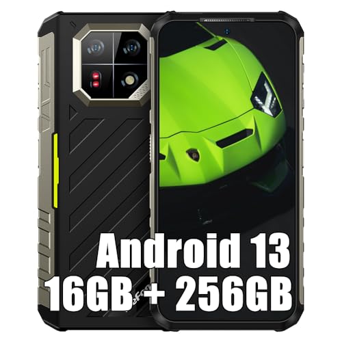 Ulefone Armor 22 Pro 16GB+256GB Outdoor Smartphone ohne Vertrag, MTK G96 Android 13 Outdoor Handy ohne Vertrag, 64MP IR Nachtsichtkamera, 6.58" FHD+, 6600mAh, IP68 Rugged Phone, Dual 4G/NFC/GPS/OTG von Ulefone