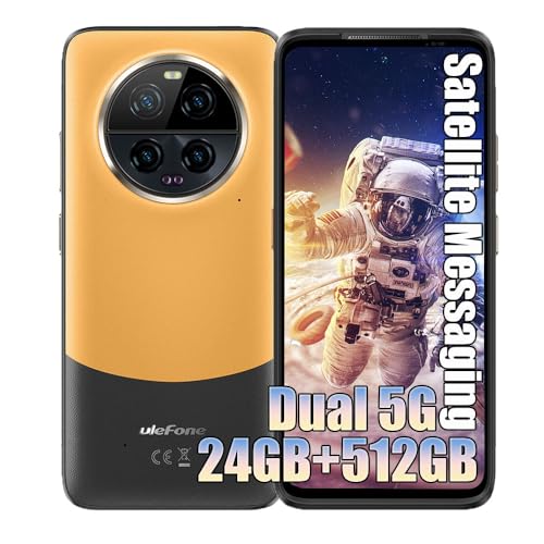 Ulefone Armor 23 Ultra 5G Outdoor Handy ohne Vertrag, MTK 8020 24GB+512GB Outdoor Smartphone Android 13, 64MP Nachtsichtkamera, 6.78"FHD+, 5280mAh 120W, IP68 Handy, Dual 4G LTE, Unterstützung Satellit von Ulefone