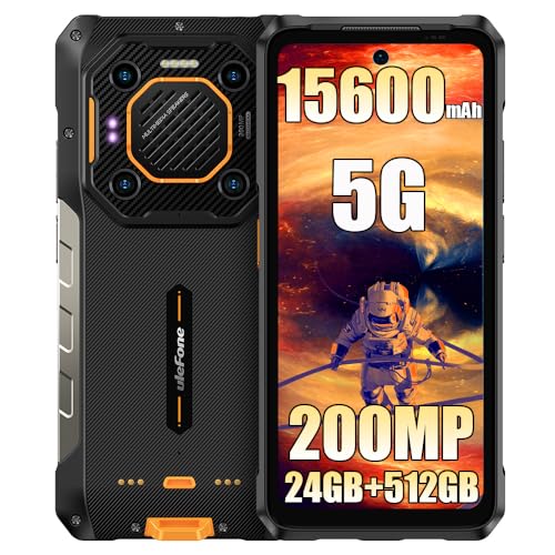 Ulefone Armor 26 Ultra 5G Outdoor Handy ohne Vertrag 2024, Android 13 MTK 8020 24GB+512GB Outdoor Smartphone 5G, 200MP+64MP Nachtsichtkamera, 6.78" FHD+, 15600mAh 120W, 4G LTE Handy 5G, NFC,GPS,OTG Ulefone Armor 26 Ultra 5G Outdoor Handy ohne Vertrag 2024, Android 13 MTK 8020 24GB+512GB Outdoor Smartphone 5G, 200MP+64MP Nachtsichtkamera, 6.78" FHD+, 15600mAh 120W, 4G LTE Handy 5G, NFC,GPS,OTG von Ulefone