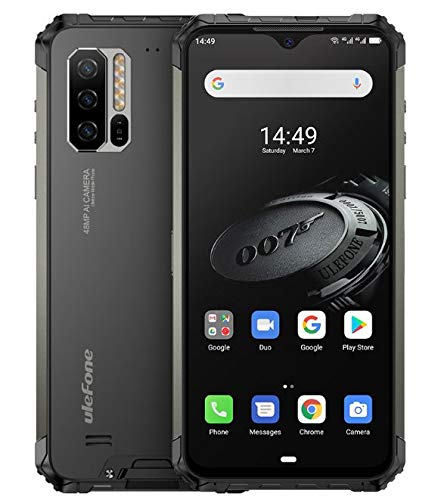 Ulefone Armor 7E(2020) Outdoor Smartphone ohne Vertrag, Helio P90 Octa Core 4GB RAM + 128GB ROM, 48 MP Kamera, 6,3-Zoll-FHD+, Android 9.0 IP68 Wasserdicht Handy, 5500 mAh-Akku, Drahtlose Ladung, NFC von Ulefone