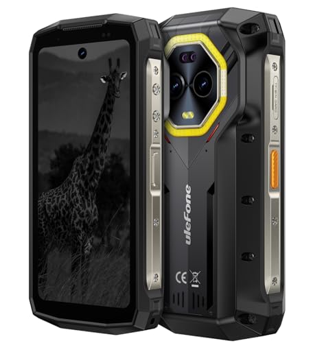 Ulefone Armor Mini 20 Pro 5G Outdoor Smartphone, Palmgröße, 5G Dimensity 6300 16GB+256GB, 6200mAh Akku Wireless Charge, 64MP+50MP Nachtsichtkamera, 4,7" HD+90Hz, IP68 Wasserdicht Android 14, NFC von Ulefone