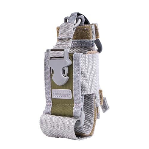Ulefone Armor Molle Holster-Kompatibel mit Karabiner, Universell für alle Ulefone Modelle (Armor 28 Ultra/Armor 30 Pro), Smartphones- Robustes Nylon, Höhenverstellbar, Schnellverschluss (Grün) von Ulefone