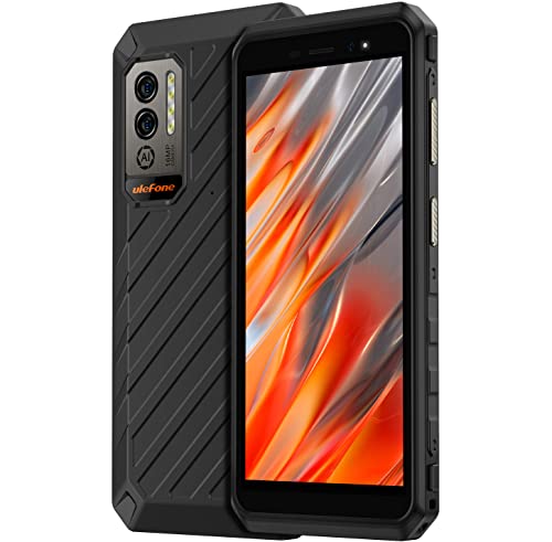 Ulefone Armor X11 Android 13 Outdoor Smartphone Ohne Vertrag, 8150mAh Akku, 3-Karten Slot,16MP Unterwasserkamera,Helio A22 8GB+32GB, 5,45" IP68 Wasserdicht Handy, Gesichts Entsperrung NFC GPS von Ulefone