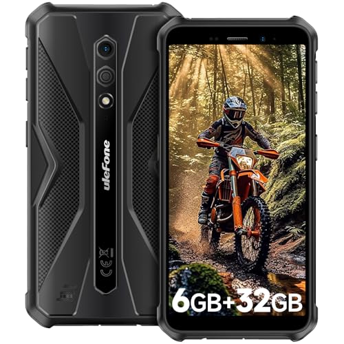 Ulefone Armor X12 Outdoor Handy, 6GB + 32GB/256GB SD Smartphone ohne vertrag Android 13 Go, 4860mAh 13MP+8MP 5,45'' HD+ 4G Dual SIM IP68 Wasserdicht Stoßfeste NFC GPS 2 Jahre Garantie -Schwarz Ulefone Armor X12 Outdoor Handy, 6GB + 32GB/256GB SD Smartphone ohne vertrag Android 13 Go, 4860mAh 13MP+8MP 5,45'' HD+ 4G Dual SIM IP68 Wasserdicht Stoßfeste NFC GPS 2 Jahre Garantie -Schwarz von Ulefone