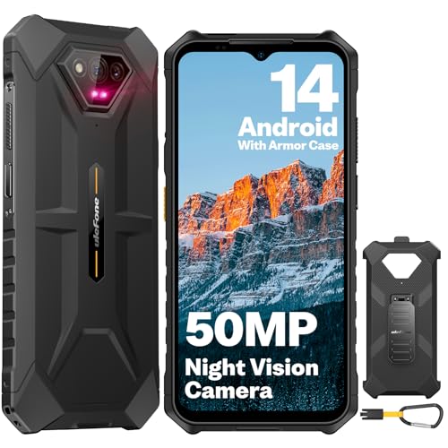 Ulefone Armor X13 Outdoor Handy Android 14 50MP+24MP Nachtsicht 12GB + 64GB/256GB SD, Octa Core 6320mAh 6,52'' IP68 Smartphone ohne vertrag 4G Dual SIM Fingerabdruck ID NFC 2 Jahre Garantie - Schwarz Ulefone Armor X13 Outdoor Handy Android 14 50MP+24MP Nachtsicht 12GB + 64GB/256GB SD, Octa Core 6320mAh 6,52'' IP68 Smartphone ohne vertrag 4G Dual SIM Fingerabdruck ID NFC 2 Jahre Garantie - Schwarz von Ulefone