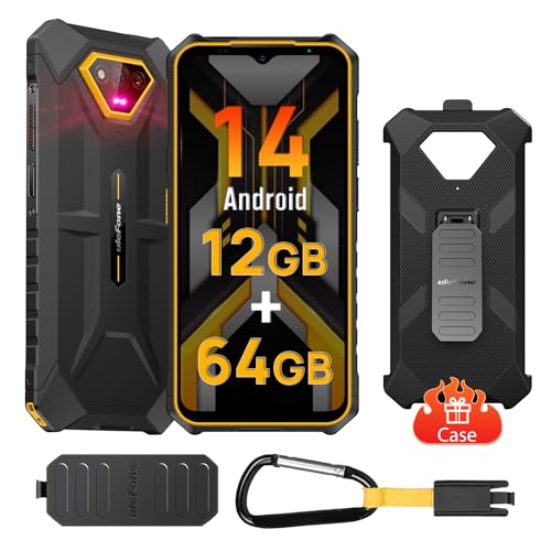 Ulefone Armor X13 Outdoor Handy Android 14, 12GB + 64GB/SD-256GB 6320mAh Akku, IP68/IP69K Outdoor Smartphone, 50MP+24MP Nachtsichtkamera, 5GHz Wi-Fi/NFC/OTG/GPS Dual SIM Orange 2 Jahre Garantie Ulefone Armor X13 Outdoor Handy Android 14, 12GB + 64GB/SD-256GB 6320mAh Akku, IP68/IP69K Outdoor Smartphone, 50MP+24MP Nachtsichtkamera, 5GHz Wi-Fi/NFC/OTG/GPS Dual SIM Orange 2 Jahre Garantie von Ulefone