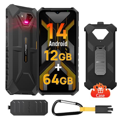 Ulefone Armor X13 Outdoor Smartphone Android 14, 12GB + 64GB/SD-256GB 6320mAh Akku, IP68/IP69K Outdoor Handy, 50MP+24MP Nachtsichtkamera, 5GHz Wi-Fi/NFC/OTG/GPS Dual SIM Schwarz 2 Jahre Garantie Ulefone Armor X13 Outdoor Smartphone Android 14, 12GB + 64GB/SD-256GB 6320mAh Akku, IP68/IP69K Outdoor Handy, 50MP+24MP Nachtsichtkamera, 5GHz Wi-Fi/NFC/OTG/GPS Dual SIM Schwarz 2 Jahre Garantie von Ulefone