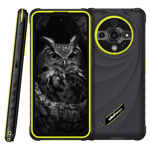 Ulefone Armor X31 PRO 5G Outdoor Smartphone Ohne Vertrag, 64MP+25MP Kamera (Nachtvision & Blendenblitz), 5G 16GB+256GB, 6,56" HD+120Hz, IP68 Android 14 Robustes Handy, 3 Kartenslot, GPS NFC Grün von Ulefone