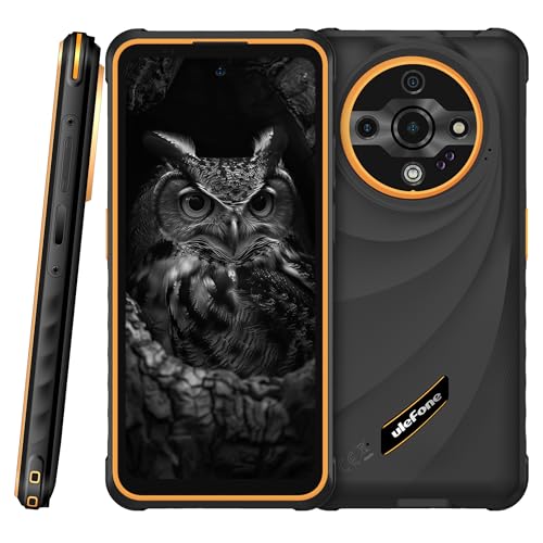 Ulefone Armor X31 PRO 5G Outdoor Smartphone Ohne Vertrag, 64MP+25MP Kamera (Nachtvision & Blendenblitz), 5G 16GB+256GB, 6,56" HD+120Hz, IP68 Android 14 Robustes Handy, 3 Kartenslot, GPS NFC Orange von Ulefone