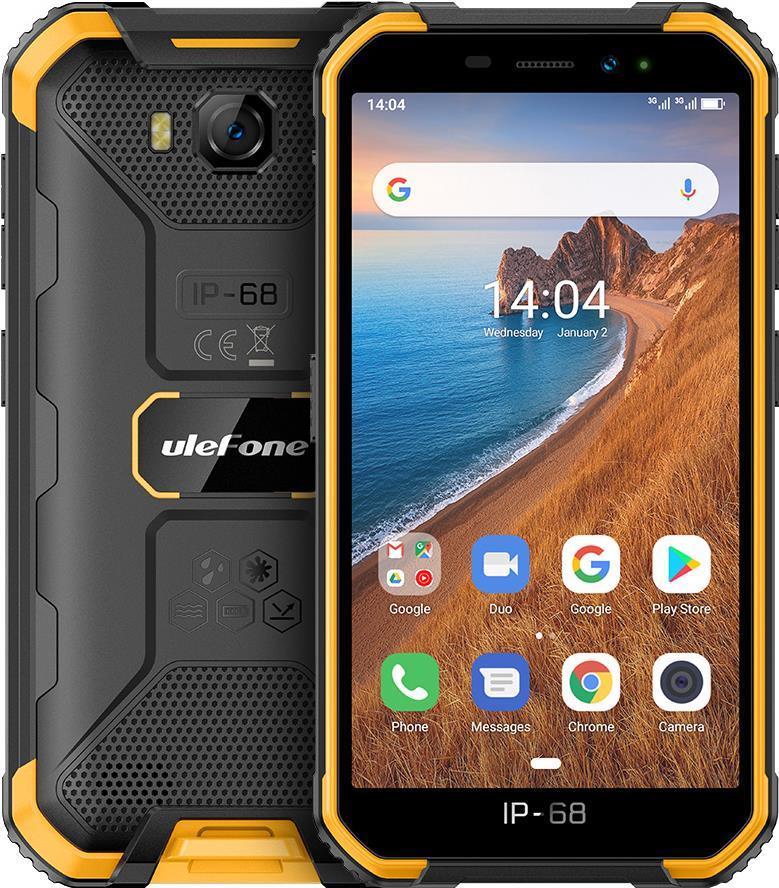 Ulefone Armor X6 12,7 cm (5 Zoll) 2 GB 16 GB Dual-SIM 3G Mikro-USB Orange Android 9.0 4000 mAh (UF-AX6/OE) (geöffnet) von Ulefone