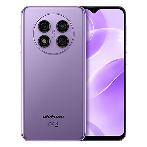 Ulefone Note 15 3G Smartphone ohne Vertrag, 3-Karten-Steckplatz, Quad Core 5GB+32GB, DUAL-SIM Android 12 Handy, 6,22'' HD+, 8MP+5MP Kamera, 4000mAh Akku, Gesichts Entsperrung GPS Lila von Ulefone